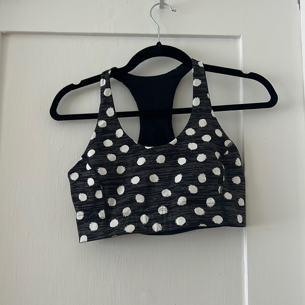 Outdoor voices polka dot sports bra